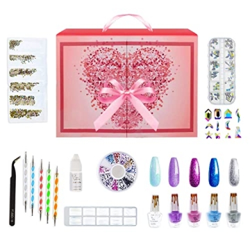CoralBeau Nail Kit for Girls - Nail Art Tools & Accessories