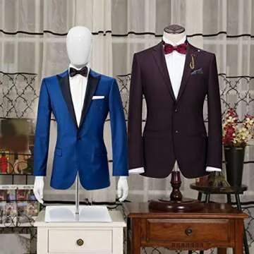 Giantex Adjustable Male Mannequin Torso Display