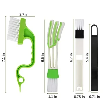 Trycooling Hand-held Cleaning Brushes 3-Piece Set for Home