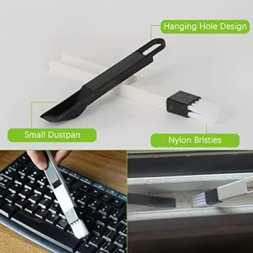 Trycooling Hand-held Cleaning Brushes 3-Piece Set for Home