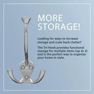 Stylish Liberty Hardware Wall Mounted Coat Rack with Hooks