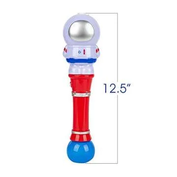 ArtCreativity Light Up Astronaut Bubble Blower Wand