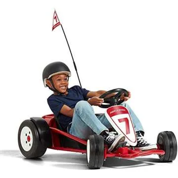 Exciting Radio Flyer Adjustable Kids Go-Kart - Durable Fun