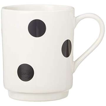 kate spade new york Deco Dot 12-Piece Dinnerware Set, White