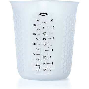 Squeeze & Pour 2-Cup Silicone Measuring Cup