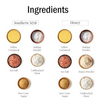 Hamilton Cornerstore Cornbread and Muffin Mix, Real Honey Southern Cornbread Mix, Quick Homemade Authentic Cornbread Blend, No Added Preservatives, Flavorings and Color Muffin Mix, (27OZ)