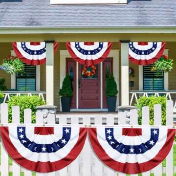 American Bunting Flags for 4th of July Celebrations