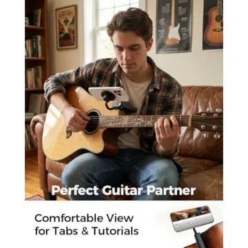 Magnetic Guitar Phone Holder Mount for All String Instruments