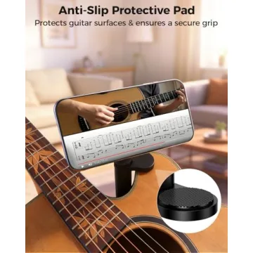 Magnetic Phone Holder Mount for Guitars and Ukuleles