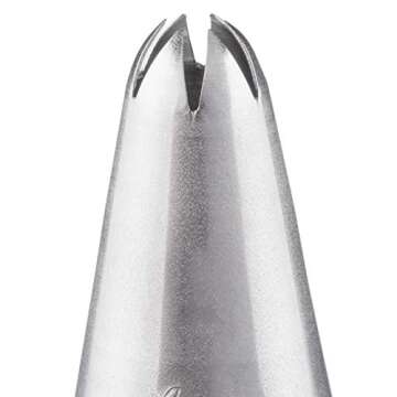 Ateco Closed Star Tip #34 - Premium Pastry Decorating Tool for All Bakers