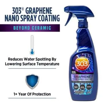 303 Products Graphene Nano Spray Coating - Enhanced Gloss Finish & Depth, Water Repellent Spray, UV ...