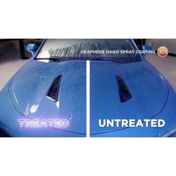 303 Products Graphene Nano Spray Coating - Enhanced Gloss Finish & Depth, Water Repellent Spray, UV Resistant, Helps Prevent Scratches, Beyond Ceramic Coating for Cars, Car Detailing Spray, 24oz.