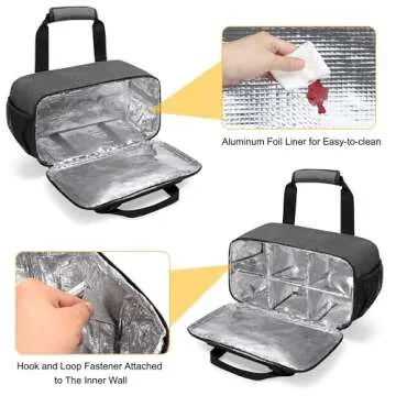 GRAOSO Acrylic Paint Organizer Bag for Art Supplies