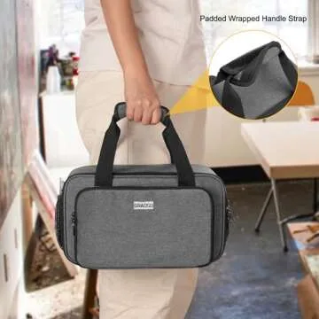 GRAOSO Acrylic Paint Organizer Bag for Art Supplies