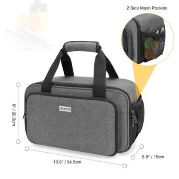 GRAOSO Acrylic Paint Organizer Bag for Art Supplies