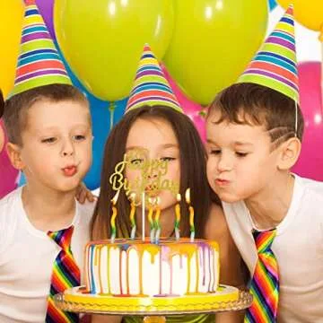 40 Vibrant Happy Birthday Cake Toppers for Celebrations