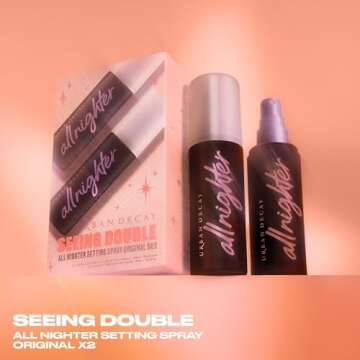 Urban Decay All Nighter Setting Spray Duo for Long-lasting Makeup