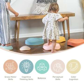 Capri & Camden Co. Sensory Stepping Stones for Toddlers