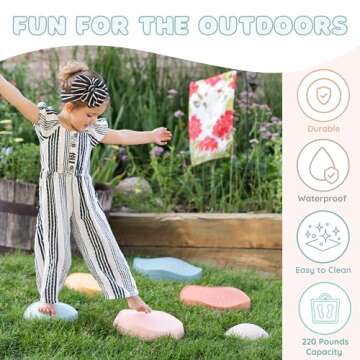 Capri & Camden Co. Sensory Stepping Stones for Toddlers