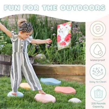 Capri & Camden Co. Sensory Stepping Stones for Toddlers