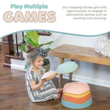 Capri & Camden Co. Sensory Stepping Stones for Toddlers
