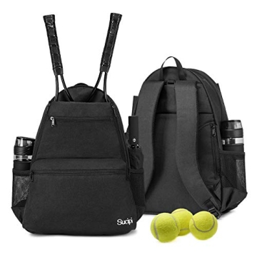 Sucipi Tennis Bag Professional Tennis Backpack for Men and Women Racket Bags with Ventilated Shoe Co...