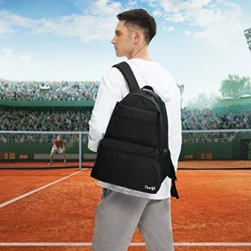 Sucipi Tennis Bag for Men and Women with Shoe Compartment