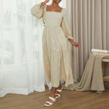 Shop Argeousgor Bohemian Floral Dress - Maximize Your Style