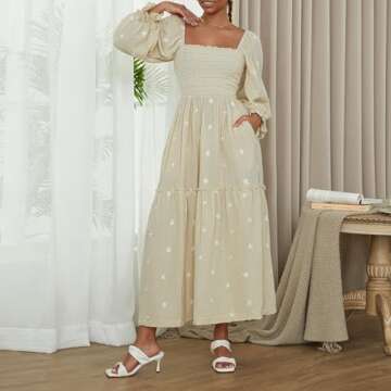 Shop Argeousgor Bohemian Floral Dress - Maximize Your Style