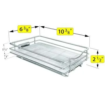 LYNK PROFESSIONAL Pull Out Spice Rack Organizer for Easy Access