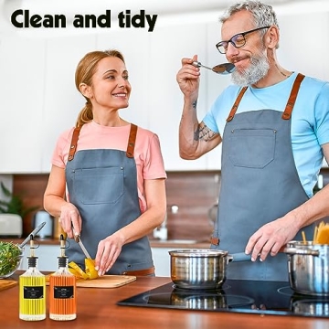 Onite Coffee Syrup Dispenser Set of 4 - Glass Bottles & Labels