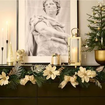 Valery Madelyn 6ft Pre-Lit Christmas Garland with Lights