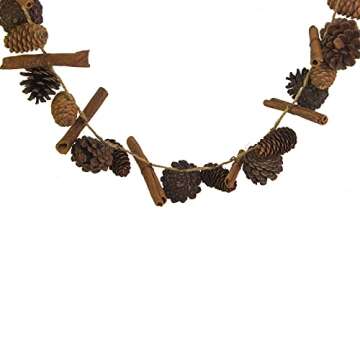 Rustic Pine Cone Christmas Garland for Holiday Decor