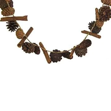 Rustic Pine Cone Christmas Garland for Holiday Decor