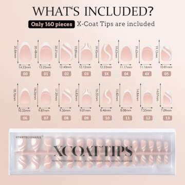 BTArtbox French Tip Press-on Nails - 5 Stunning Designs