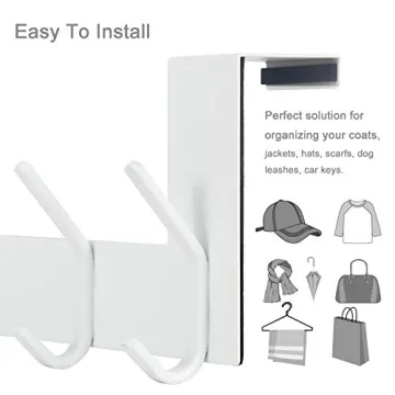 WEBI Over-The-Door Hooks Stylish Space-Saving Organizer