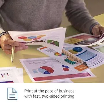 HP Color LaserJet Pro M255dw Wireless Laser Printer, Remote Mobile Print, Duplex Printing, Works with Alexa (7KW64A), White