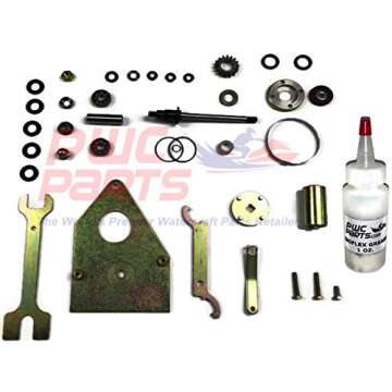SeaDoo 4-TEC Supercharger Rebuild Kit & Tool Kit with Required IsoFlex Grease METAL Washers Bearings Seals RXT-X RXP-X GTX GTR RXP RXT 215/255/260 Replaces 420881102 PWC-SD-0090-KT