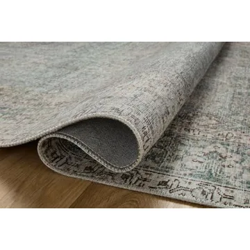 Loloi Jules Collection Area Rug - Emerald Antique Ivory