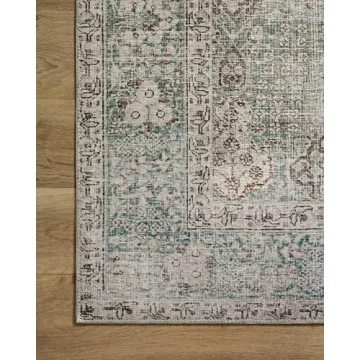 Loloi Jules Collection Area Rug - Emerald Antique Ivory
