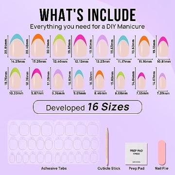 BTArtbox Soft Gel French Tip Press On Nails for Effortless Style