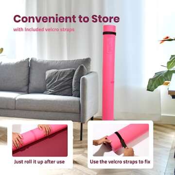 Gogokiwi Large Yoga Mat - Eco-Friendly & Extra Wide