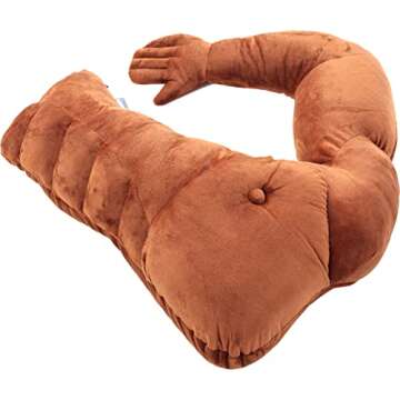 Muscle Man Pillow – Cute and Fun Hunky Husband Cuddle Companion – Boyfriend "Ripped" Body Pillow...