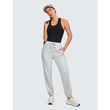 CRZ YOGA Butterluxe Racerback Workout Tank Tops for Women Sleeveless Camisole Gym Athletic Yoga Shirts Black X-Small