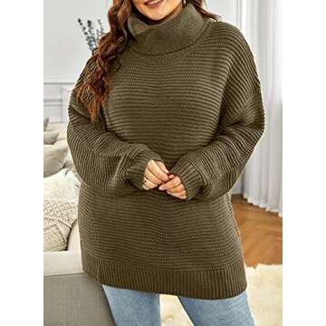 Stylish BLENCOT Women's Turtleneck Sweater for Winter