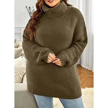 Stylish BLENCOT Women's Turtleneck Sweater for Winter