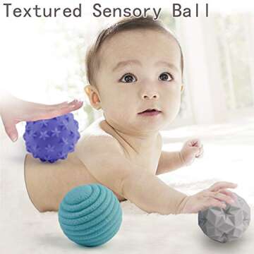 BOBXIN 15 PCS Soft Stacking Blocks and Sensory Ball