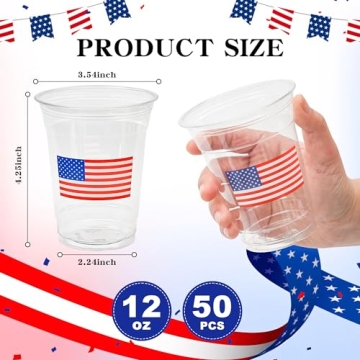 Celebrate with AimFun Patriotic Plastic Cups for Parties
