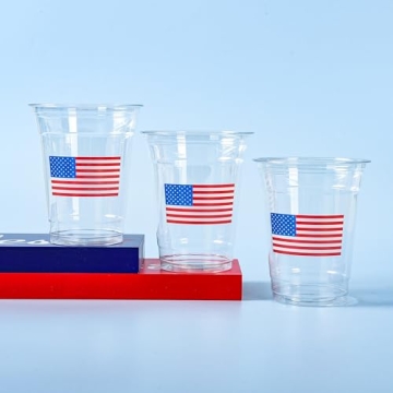 Celebrate with AimFun Patriotic Plastic Cups for Parties