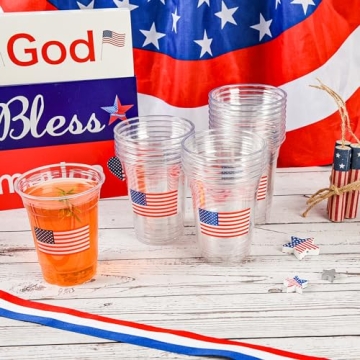 Celebrate with AimFun Patriotic Plastic Cups for Parties